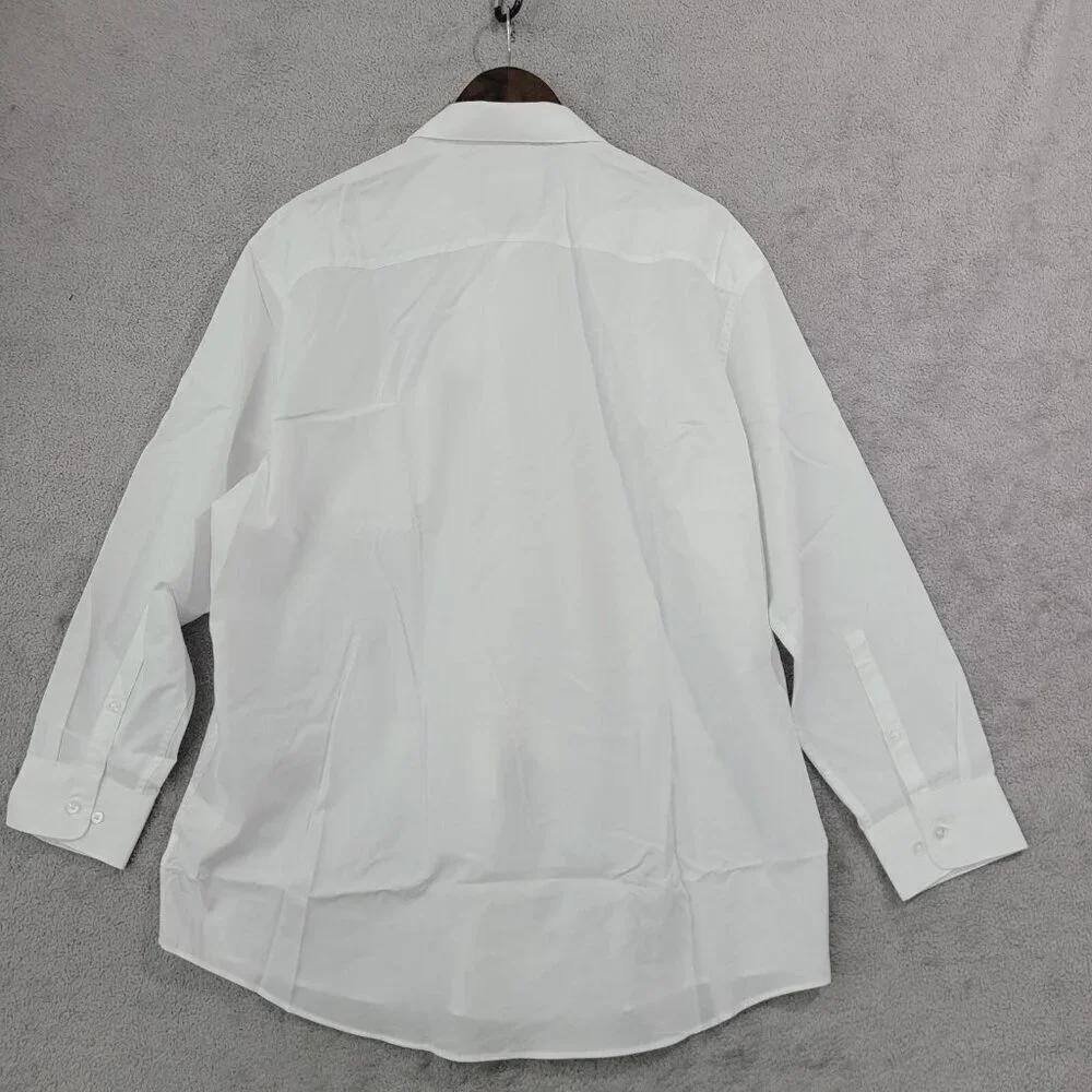 NEW Calvin Klein Mens XL White Active Performance Stretch Button down Shirt